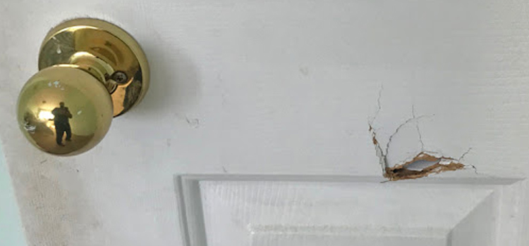 interior door hole repair Hidden Valley Lake